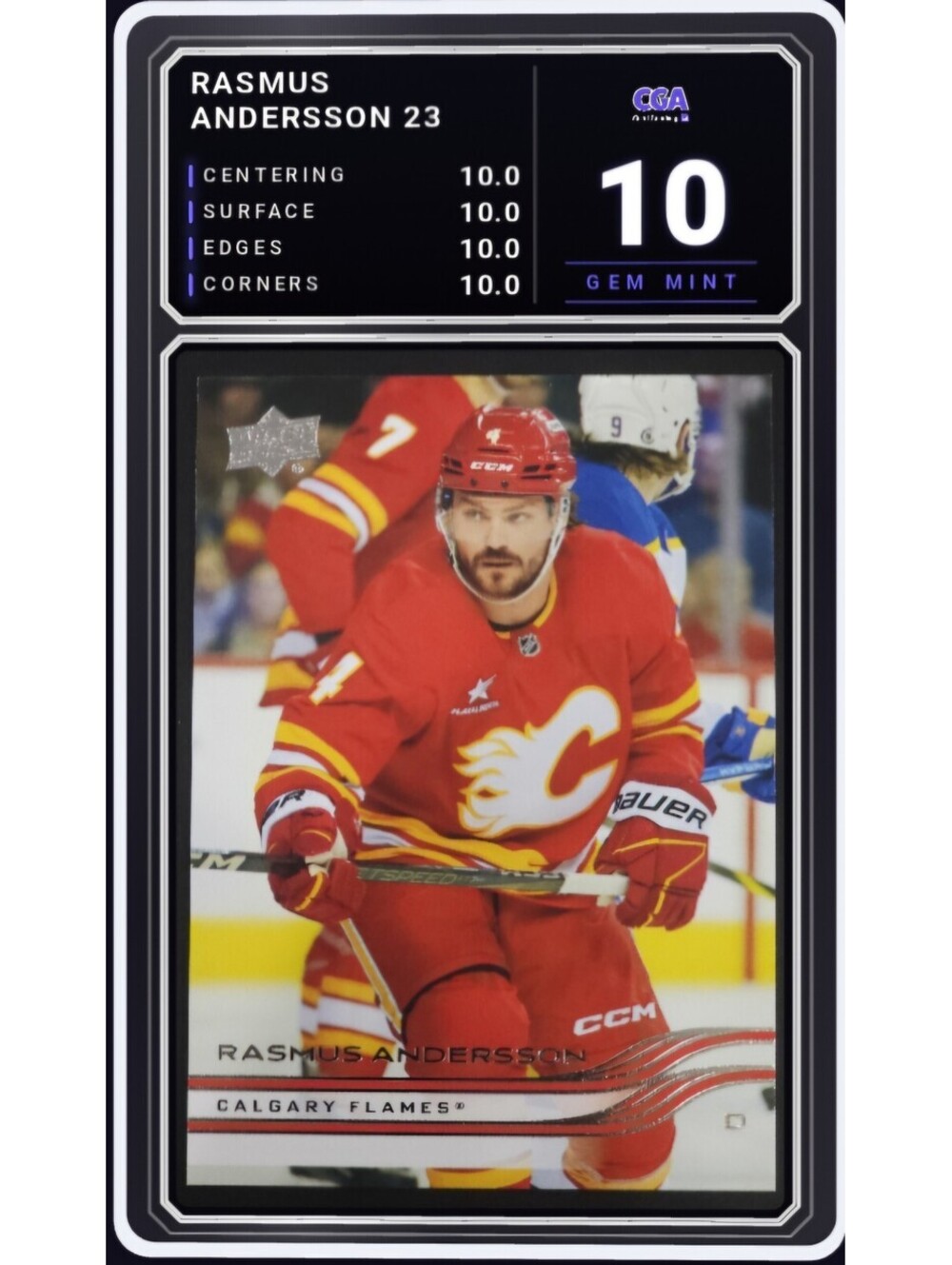 2025-26 Upper Deck #23 Rasmus Andersson Calgary Flames - CGA 10.0 Digital Grade